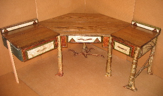 rustic desk, custom, rustic furniture, adirondack